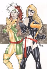 rogue_and_miss_marvel_by_fredbenes-d9b9l5n