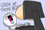 look at those boobs