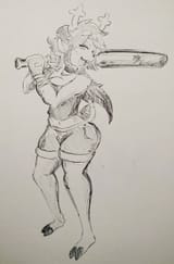 deltarune___dess_holiday_getting_ready_to_bat