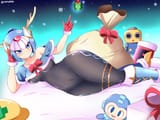 __mega_man_fairy_leviathan_and_servbot_mega_man_and_2_more_drawn_by_m11xgirby__539c0ebc8f74a5d2c31cd5878982fe0b
