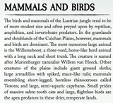 lustrian mammals