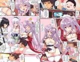 Shikikan being pampered