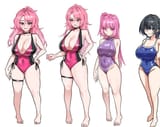 sexy swimmers