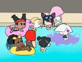 sf aki pool poison pee party