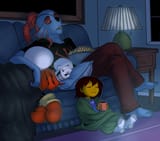 undyne_papyrus_frisk1