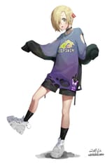 __shirasaka_koume_pannacotta_fugo_and_purple_haze_idolmaster_and_3_more_drawn_by_waterkuma__a339e063ac512e143667e39a4e513651