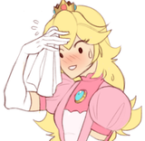sweating peach