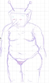 tennagetsfatandalmostnaked