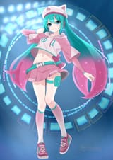 neko miku emote