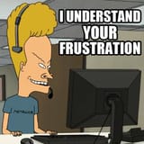 beavis frustration