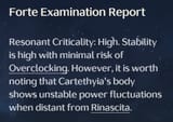 Forte Examination Carty