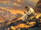 Jesus in the desert