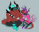 zazz_enjoying_some_scritches_by_dragonrider13025_ddhhym0
