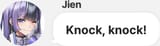 jien knock knock