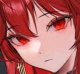 red hood stare