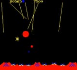 Missile-Command-gameplay-from-arcade-coin-op
