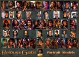 Baldurs Gate Portrait Models