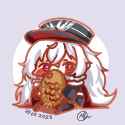 Graf Eating Fish_thumb.jpg