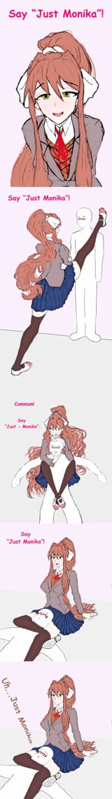 just monika monismug monithighs