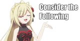 ecute consider the following