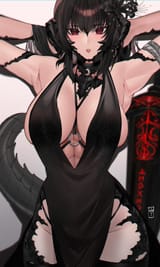 femra black dress