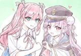 __kunimi_tama_and_aikawa_megumi_heaven_burns_red_drawn_by_opi__9d39b3a779f6658b4f17c58ac8de1a65