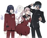 saihara_shuichi_tsukumo_kako_and_tsukumo_ima_danganronpa_and_2_more_drawn_by_berldo__70d292d7dcab0dd20fdfbeb681664412