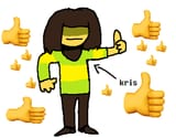 Kris many thumbs up