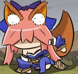 Tamamo kneel