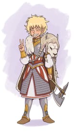 huwhite lion