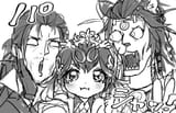 パシャッ