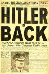 hitler back newspaper