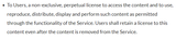 the functionality of the service