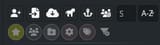 horse tack is attached