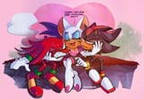 @sanicbaddie Two Valentines (rouge shadow knuckles)