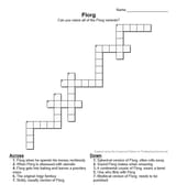 Florg crossword