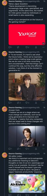 Sakurai on AI
