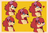 A goofy looking cartoon animal laughing and sucking cock, 1boy, solo, laughing, s-4158184896