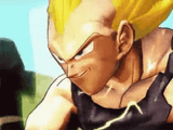 vegeta goku smirk