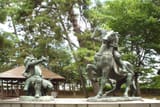 Uesugi-Kenshin-monument-Takeda-Shingen-Japan-Nagano