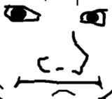 le white pepo face