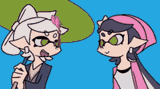 Callie Laughs to the floor