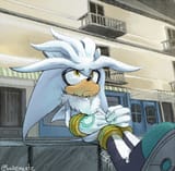 silver sad sonic 06