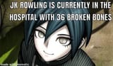jk rowling is in the hospital