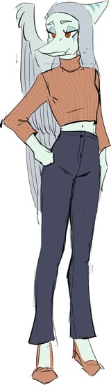 snoot game Lucy E4 outfit