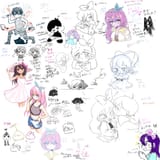 draw chat doodles @oyasumi_ribbon