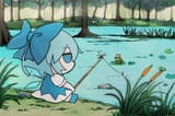 __cirno_and_pyonta_touhou_drawn_by_azuma_meri__e30536c35bfc86b6aab708b235c50c79