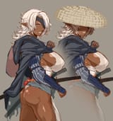 Dark Elf Samurai - Enoshima Iki