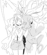 Ecclesia &amp; Albaz (dragon) @mame_maru_o