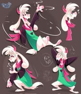 quirky animated ralsei voiced by will smith